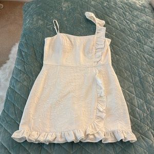 Lilly Pulitzer Martha Romper in White Pineapple Pucker Jacquard